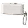 Compact Travel Dental Floss Dispenser With Hanging Rope Refillable Flossers Box Holder For Easy Teeth Hygiene Maintenance  Silver