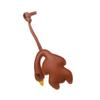 Cute Roast Duck Design Keychain For Keys Bags Car Decoration Soft PU Leather Keyring Fashionable Accessory Gift Idea