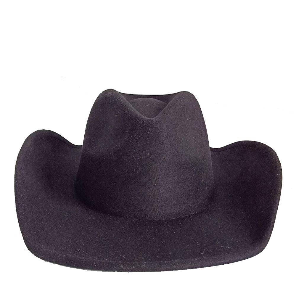 

Western retro teardrop top cowboy fedora wide brim cloak church hat Hombre hat western cowboy hat male and female baron hat M56-58CM красный