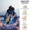 1pc Tinker Bell Printing Blanket - Soft, All-Season Throw for Office Blanket, Car, Travel