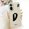 For Xiaomi Redmi A7 Pro 2026 Lucky Initial Letter Phone Case For Redmi A7Pro Soft Silicone Cases Bumpers