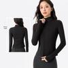 Damen-Langarm-Yoga-Jacke mit Fleece-Futter und Taschen - Schlankmachend, Warm und Ideal zum Laufen