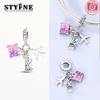 Charm Copper Goddess Statue Airplane Trunk Pendant Fits Charm Plata Genuine Bracelets Bead Women Jewelry Crafting DoItYourself