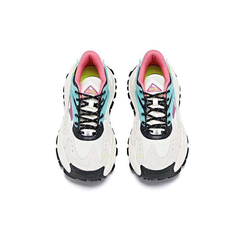 Anta Hot Non slip Lightweight Low top Chunky Sneakers Women's Turquoise 922018842-3