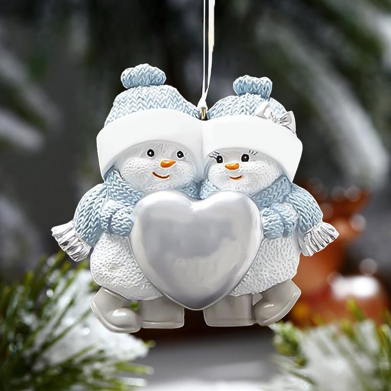 Snowman Pvc Whimsical Christmas Tree Hanging Decoration For Holiday Spirit