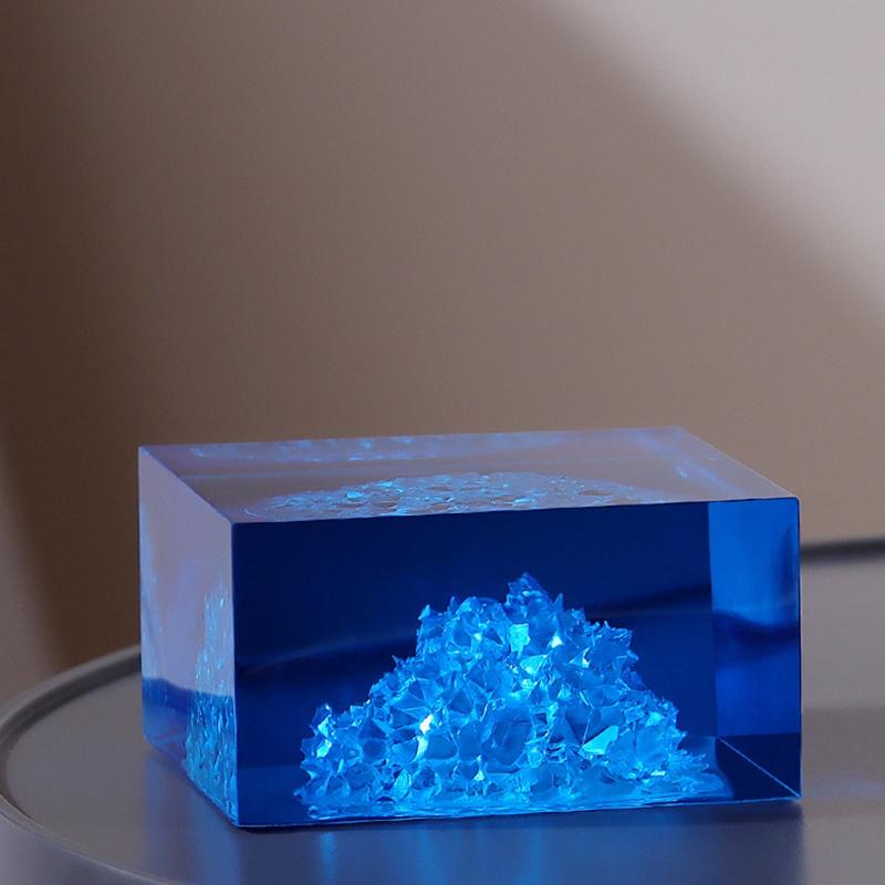 Resin Crystal Moulds UV Epoxy Resin Filler Charms Molds Crystal Cluster Molds for DIY Wedding Home Table Ornaments