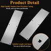 2 Pcs Push Door Plate 15X3.5" Stainless Steel Door Push Plate Door Kick Plate,Brushed Doorplate Door Proection Metal Plate