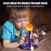 Solar System Planetary Model 8 Planets Set Kids Science Steam Projector Puzzle Toys Rotating Astrometer for Baby Education Toys