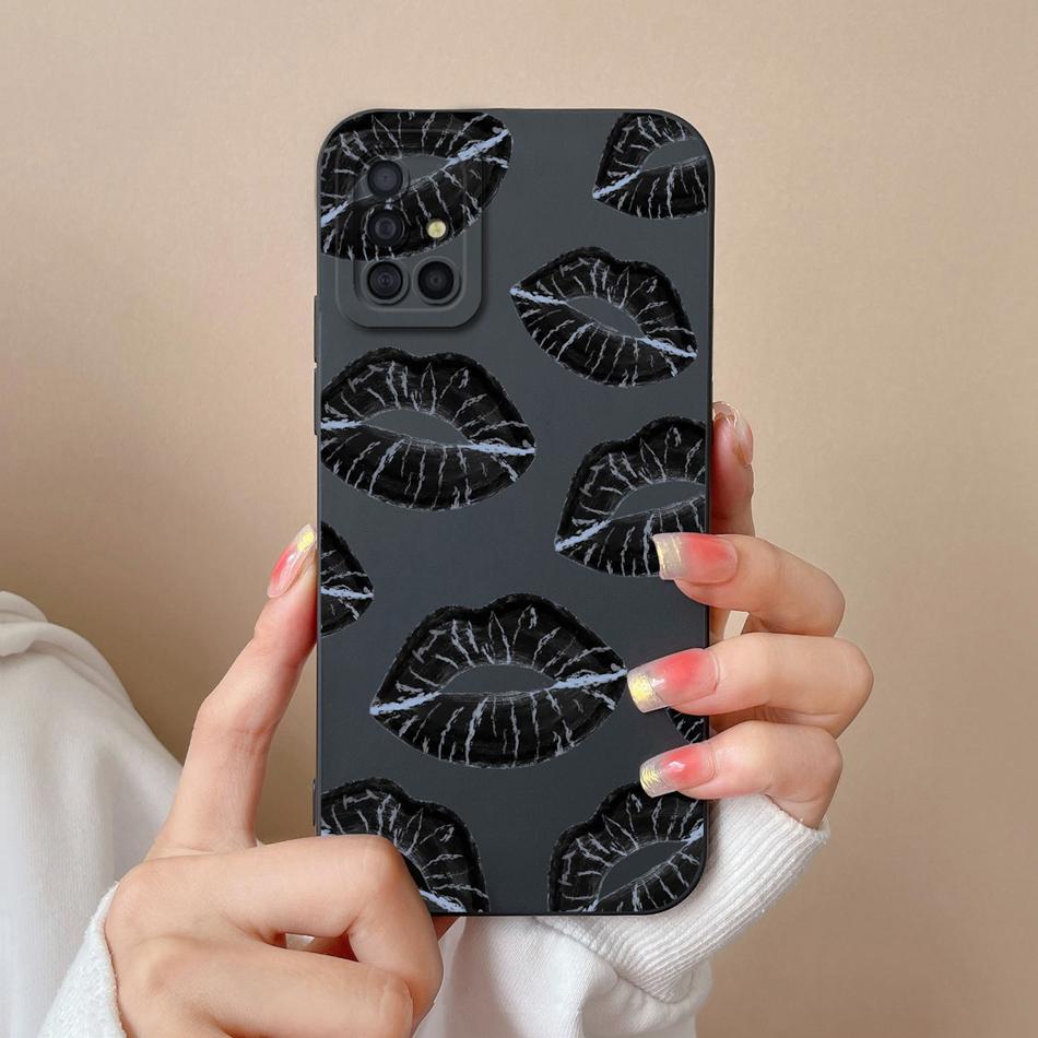 For Samsung Galaxy A51 A71 A31 Phone Case Cartoon Full Protection Cases For Samsung A 51 71 31 Soft Liqiud Silicone Back Cover