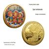 Christmas Santa Claus Commemorative Coin - Holiday Gift and Lucky Medal