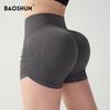 Women's High-Waist Pleated Yoga Shorts - Breathable, Slimming, Summer Outdoor Running & Cycling Shorts