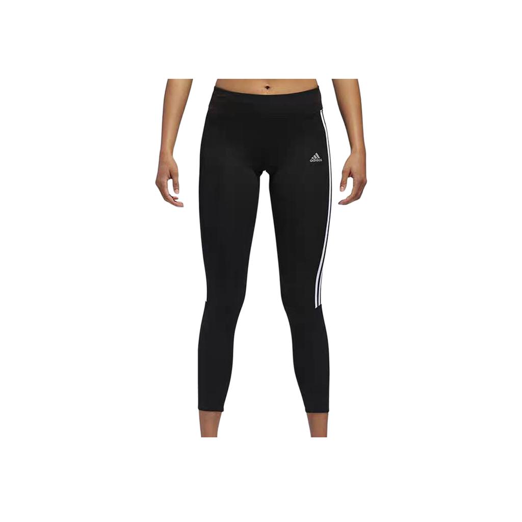 Adidas Logo Print Striped Outdoor Casual Sports Long Pants Women bottoms Black CZ8095