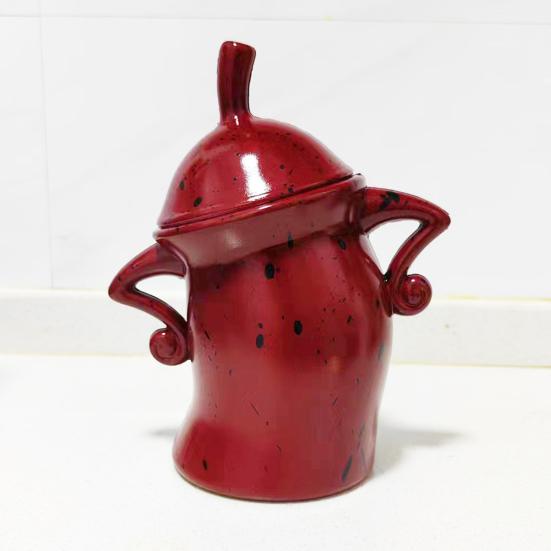 Food Canisters with Attitude Cute Snack Storage Jar Creative Akimbo Cup Mugs Kitchen Storage Container Christmas Decoration
