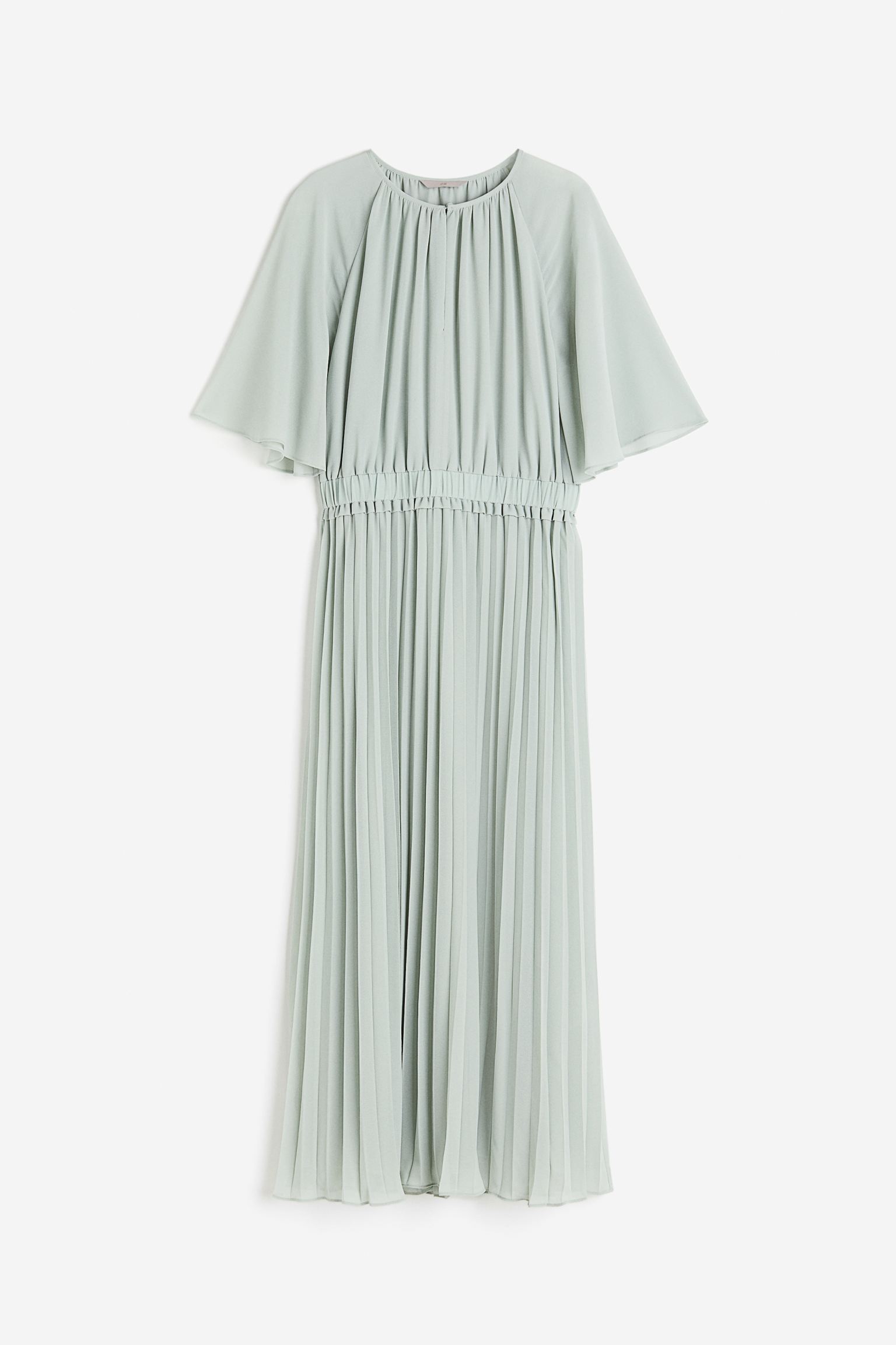 

Pleated chiffon dress