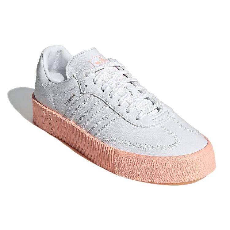 Adidas Sambarose White Glow Pink Women Sneakers Cloud-White Silver-Metallic GZ8615