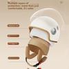 Winter Battery Car Motorcycle Retro Hard Hat Half Helmet Full Helmet Electric Vehicle Certified Helmet Men and Women