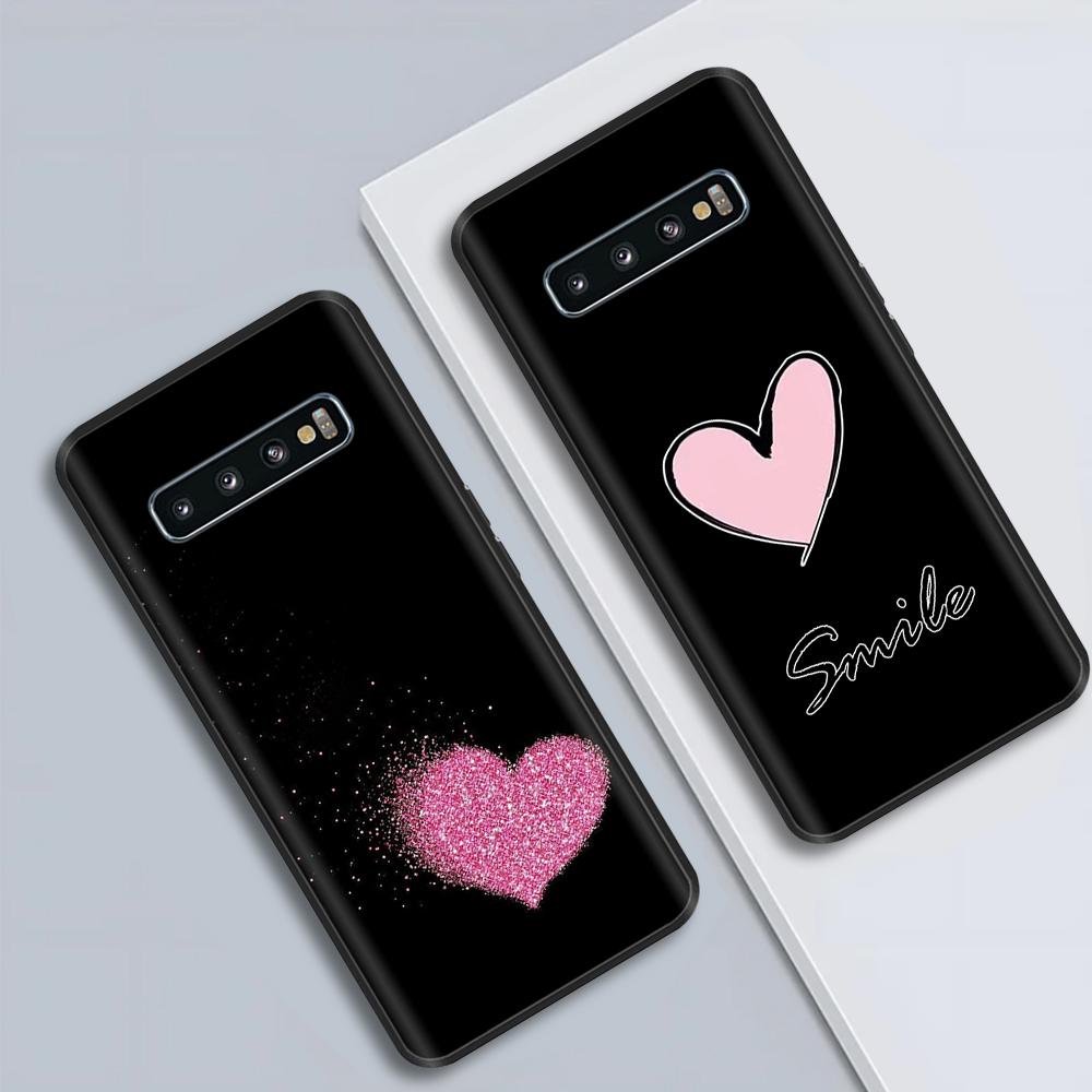 Pour Samsung Galaxy S10 Coque de Téléphone Silicone Liquide Doux Lisse Coques de Protection Complète Pour Samsung S10 Plus S10+ S 10 Housse Arrière