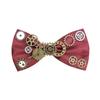 Men's Steampunk Bow Tie Corsage with Bowknot Design