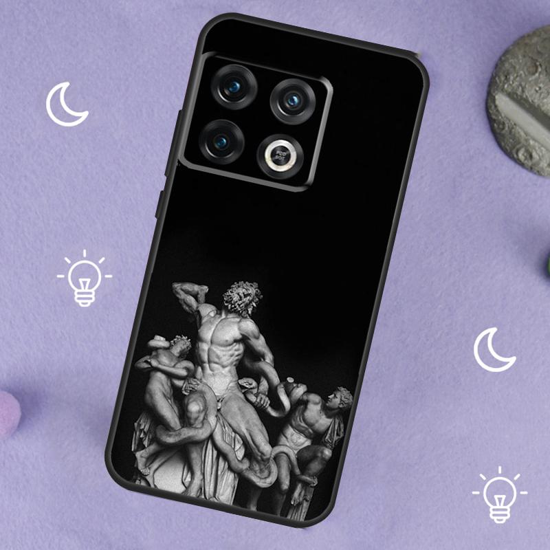 Greek Aesthetics Plaster statue Case For OnePlus 13T 10T 8T 10R 12R 13R 15 13 12 11 10 9 Nord 5 CE 2 3 4 Lite N20 N30 Cover
