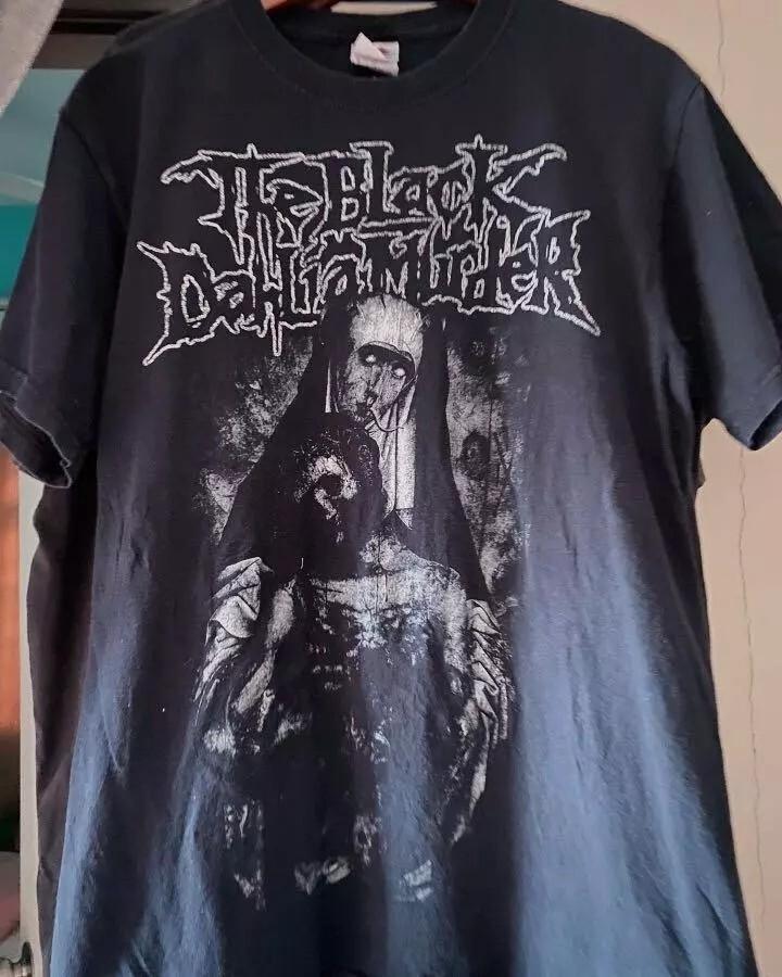 The Black Dahlia Murder Группа Ретро 90-х Монахиня Черная Унисекс Футболка KH13025 Унисекс Футболка L