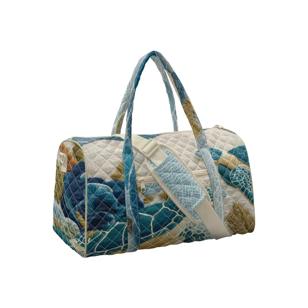 Serie de Pollo 3D Bolso de Viaje de Algodón Acolchado Plegado Bolso de Mano de Moda Estampado para Mujer Bolso de Yoga