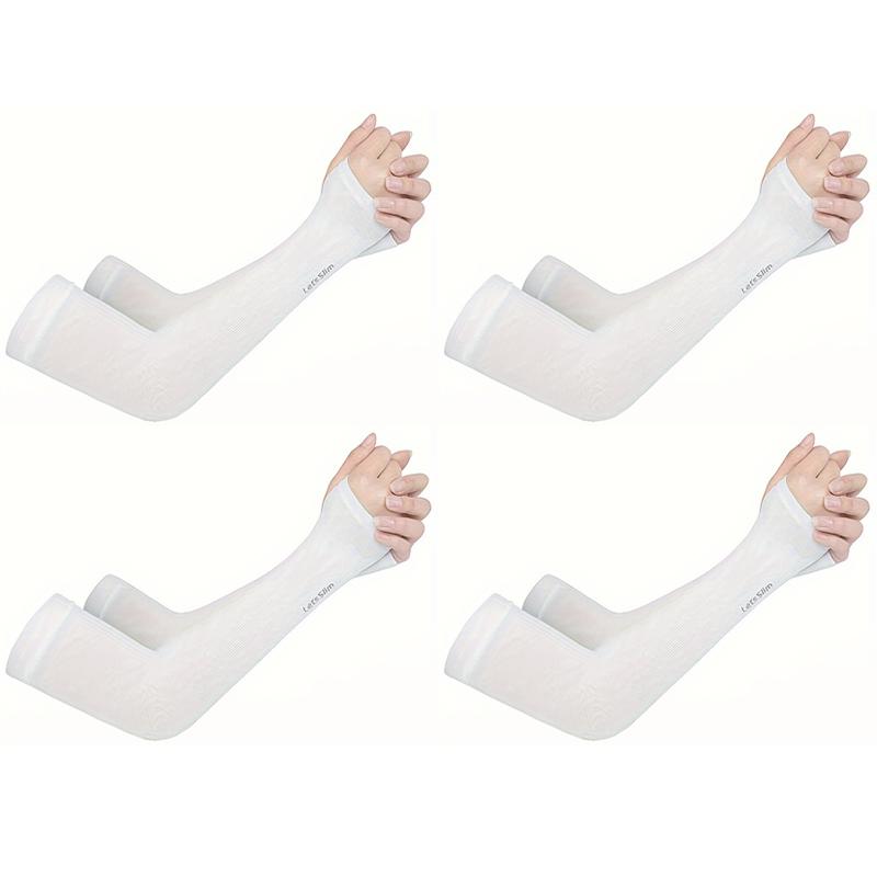 2-6 Pairs Arm Sleeves Summer Sun UV Protection Hand Cover support Running Fishing Cycling Ski Arm Cover Warmers For Men Women