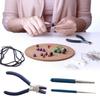 Juego de Plantilla Multiusos para Hacer Joyería con Clavijas de Acero Resistentes Portátiles para Fabricar Collares, Pulseras y Adornos
