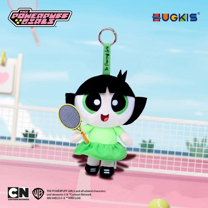 Powerpuff Girls Bubbles Plush Keychain Doll - Cute Cartoon Birthday Gift