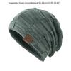 Adult Unisex Thicken Plush Liner Hat Winter Student Outdoor Cycling Skiing Climbing Hat Checkered Pattern Keep Warm Hat