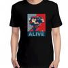 Funny Shirts Graphic Tee Johnny Number 5 Short Circuit Alive Lebt Nummer Robot Retro Short Sleeve Tee Cotton Printed Tshirt