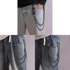 Catena per Cintura Punk Metal per Uomo Donna Retro Hip Hop Accessorio Vita Gioiello Metallico Resistente