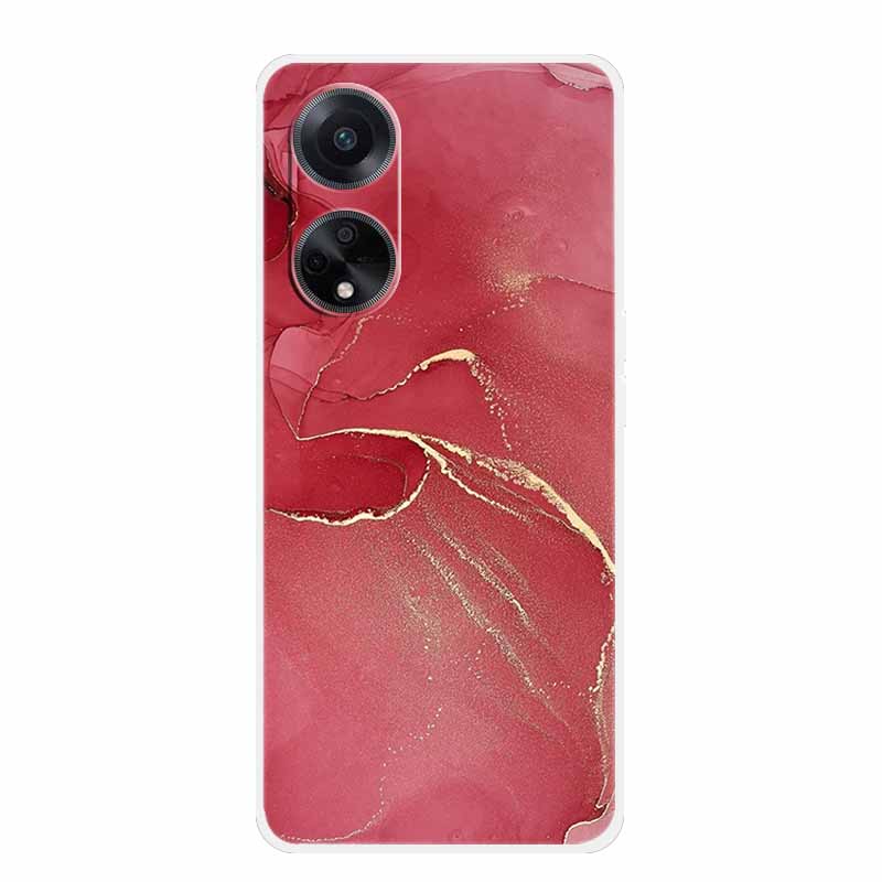 Guscio Morbido Marmo Per Oppo A78 Oppo A18 Custodia TPU Silicone Custodia Telefono Per Oppo A38 A58 Copertura Bordo Trasparente Coque A58X A98 5G Funda