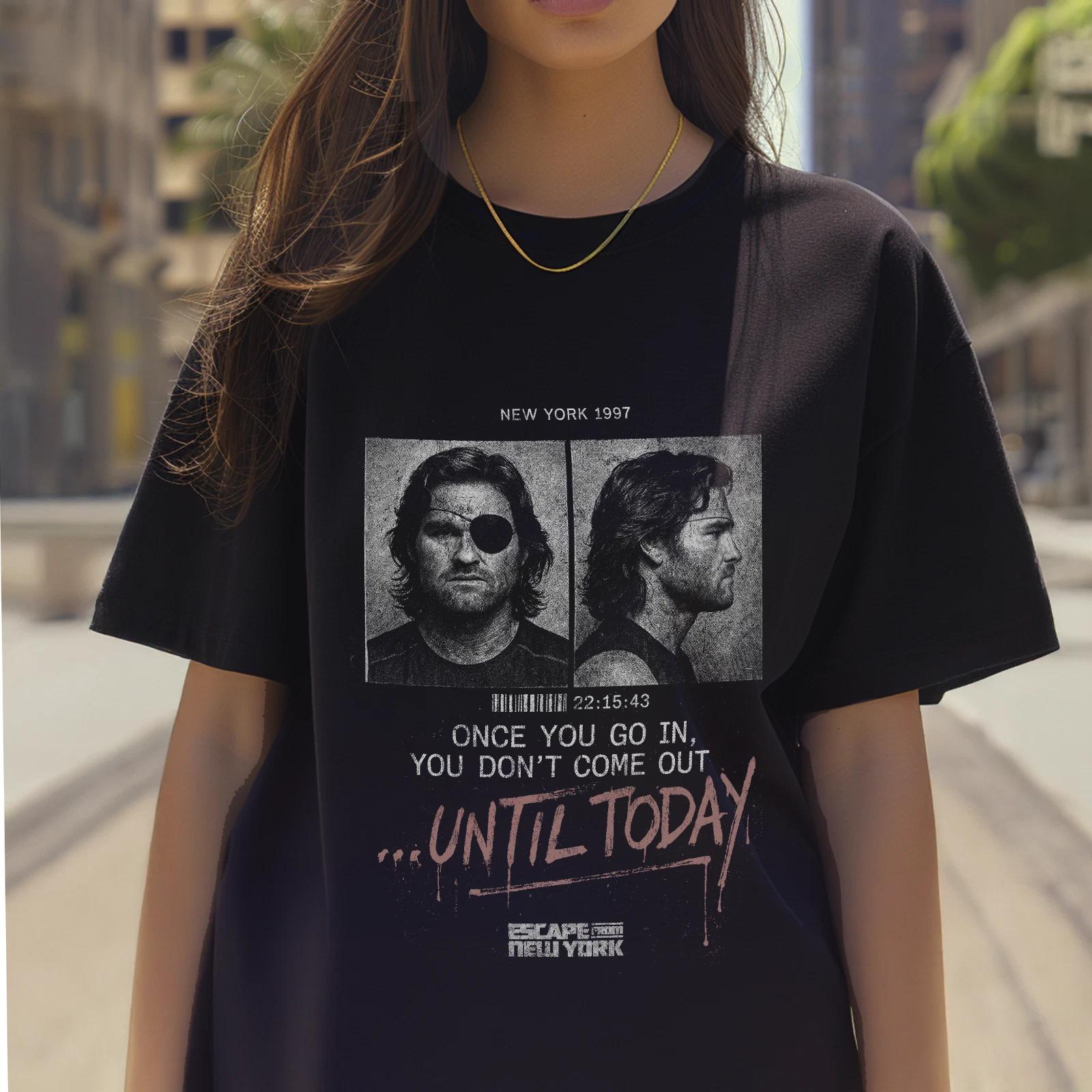 Escape From New York T shirt, Snake Plissken Tee, Kurt Russell 80s Action Shirt S