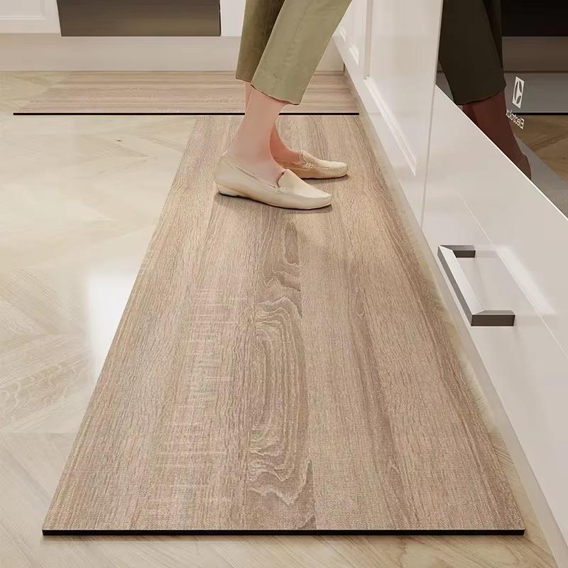 Kitchen Floor Mat Waterproof Non-slip Carpet Pvc Leather Foot Mats Long Home Decoration Rug Alfombra Cocina