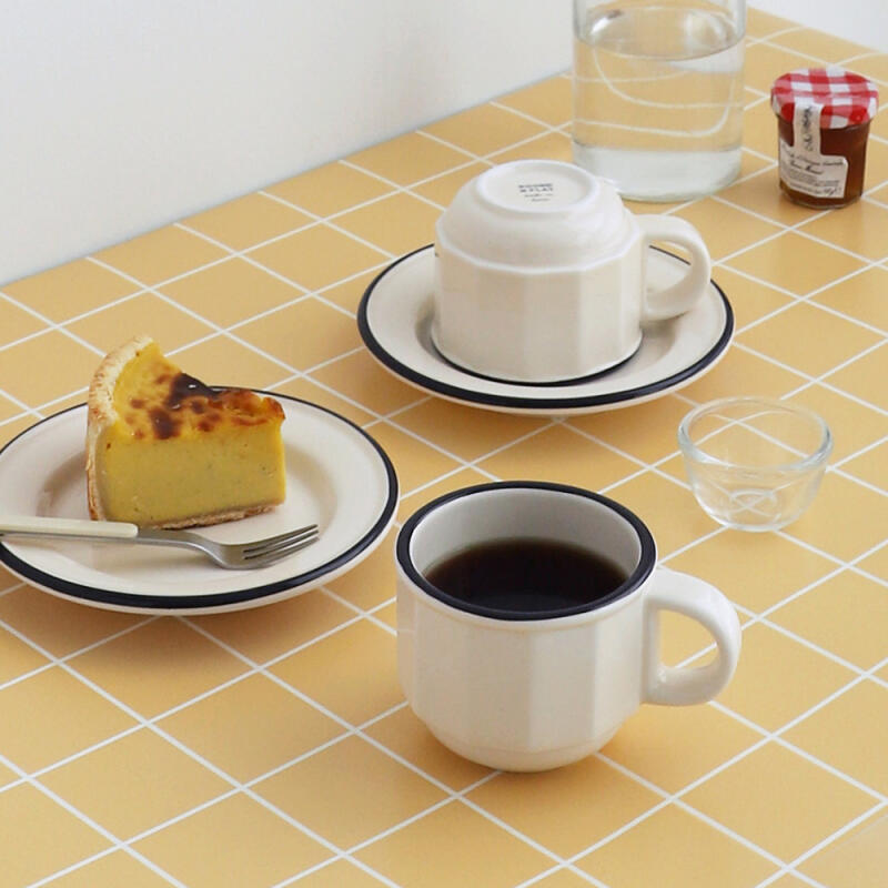 Like Retro Coffee Cup Set pink green