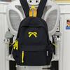 Schoolbag Korean School Bag Female College Student Junior High School Girl Heart Embroidery Bow Backpack Female Lightweight Travel Backpack