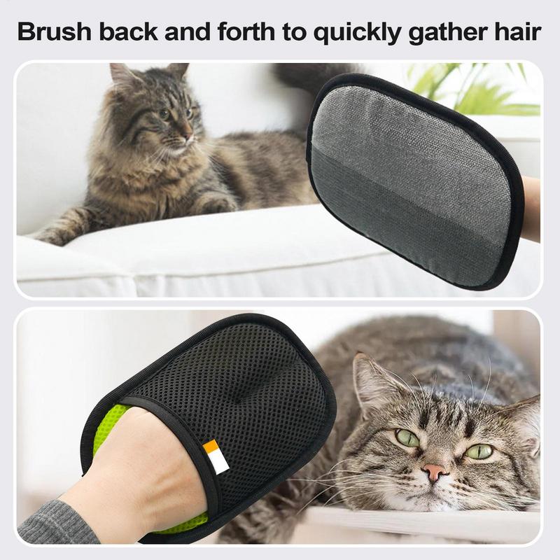 Pet Hair Remover  Cat Hair Cleaner Pet Hair Removal Tool Household Hair Remover Reusable Pet Hair Remover Glove Pet Supplies