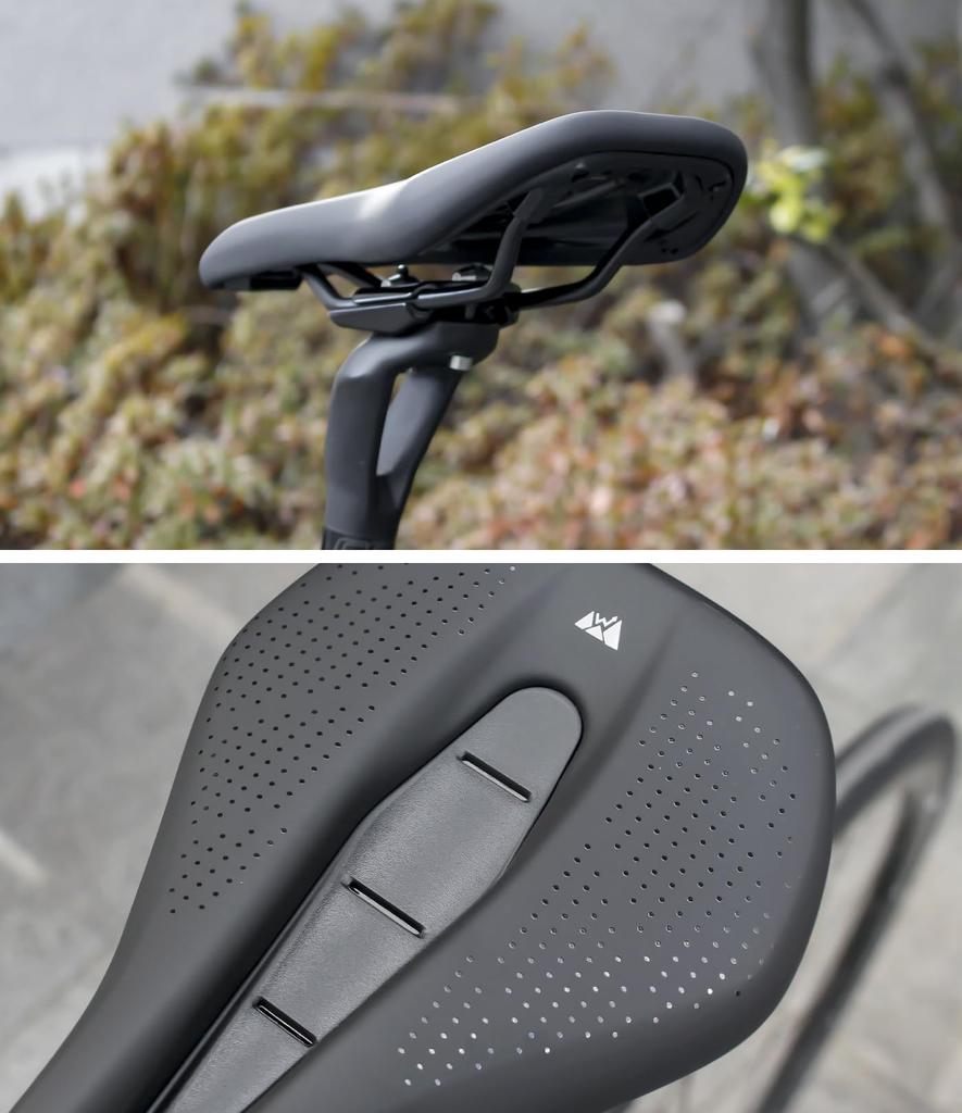 GORIX Short Saddle for Road and Customizable Saddle Replacement for Painless Saddles Compatible with Cross Mini and Other Bicycles Bikes,
