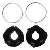 1 Pair Headlamp Retaining Ring H00001EB Headlight Ring Mounting Bucket Kit Replacement for Chevy Camaro 1967 To 1969