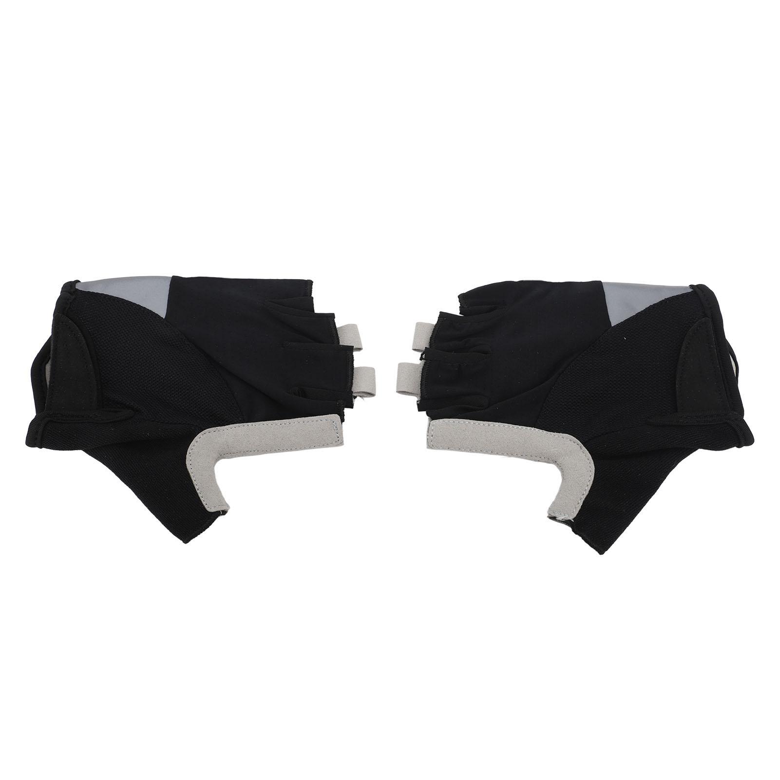 

Мужские велосипедные перчатки с половиной пальцев, противоскользящие, амортизирующие, велосипедные перчатки без пальцев для улицы