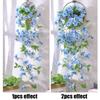 Artificial Hanging Vine DIY Fake Morning Glory Garden