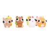 8pcs Cartoon Squeeze Toy Eyes Opening Stress Anxiety Relive Animal Squeezing Sensory Toy for Kids