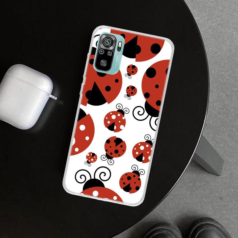 Insect Seven-Star Ladybug Phone Case Cover for Xiaomi Redmi Note 15 14 13 12 11 Pro Plus 14S 12S 11S 11T 11E 10S 10 Customized F
