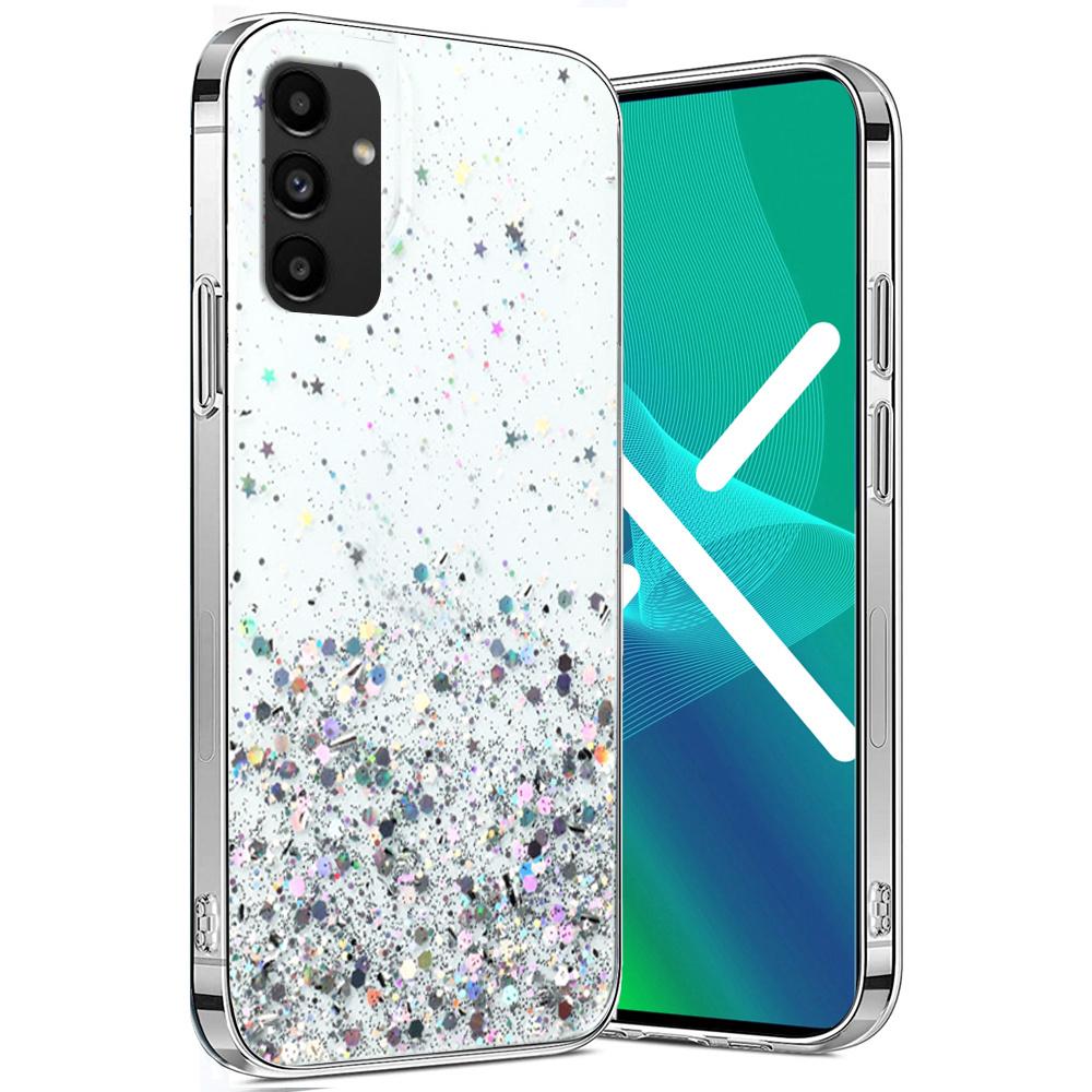 Case for Samsung Galaxy A04S / A13 5G, Glittery, transparent
