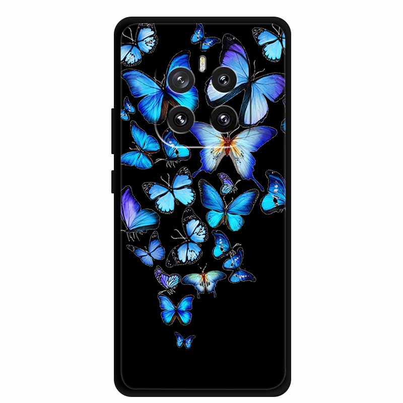 For Honor GT Pro 5G Phone Case Lovely Cartoon Cat Black Silicone Soft Back Cover For Honor GT Pro Case G T Pro Coque 6.78" Shell