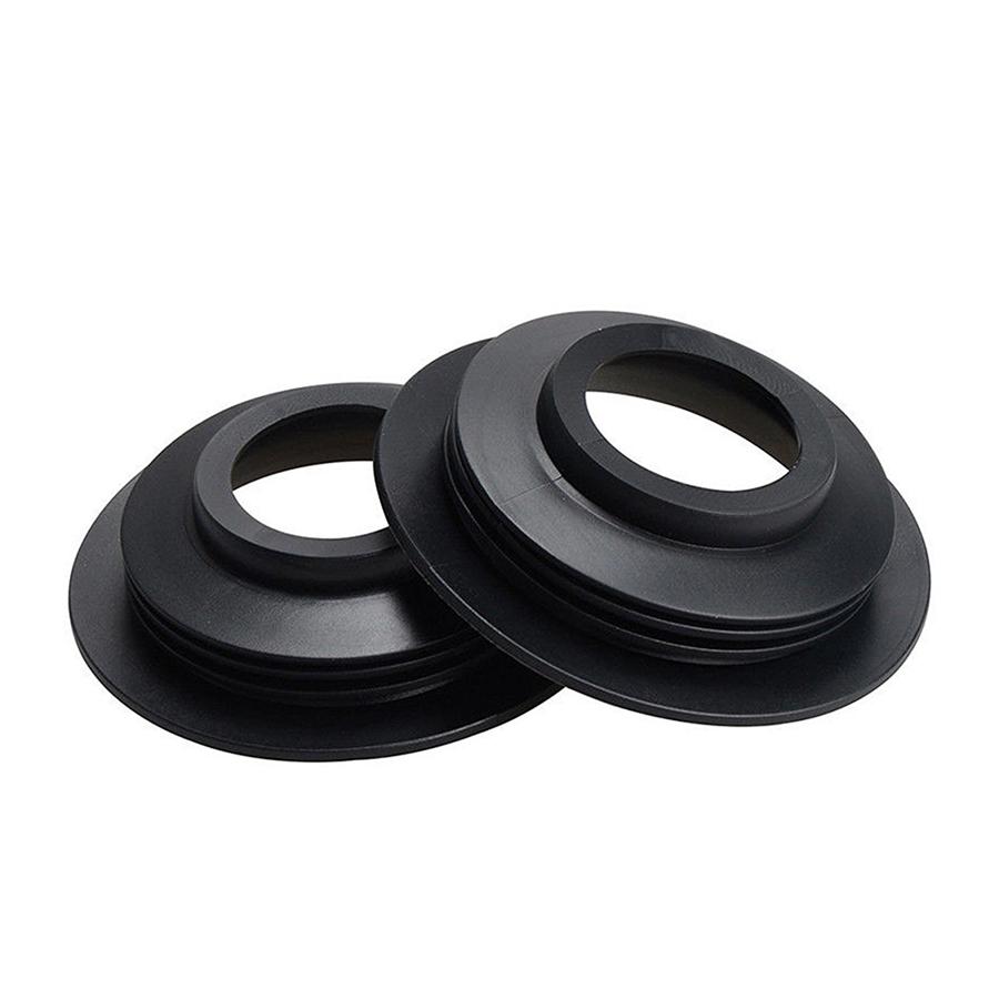 New 2 X Black Rubber Car Off-Road LED Headlight Retrofit Housing Seal Cap Dust Cover