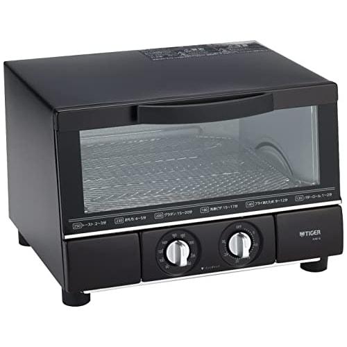 Tiger Thermos (TIGER) Oven Toaster Umapan Toaster Triple Heater Design Matte Black KAE-G13NK