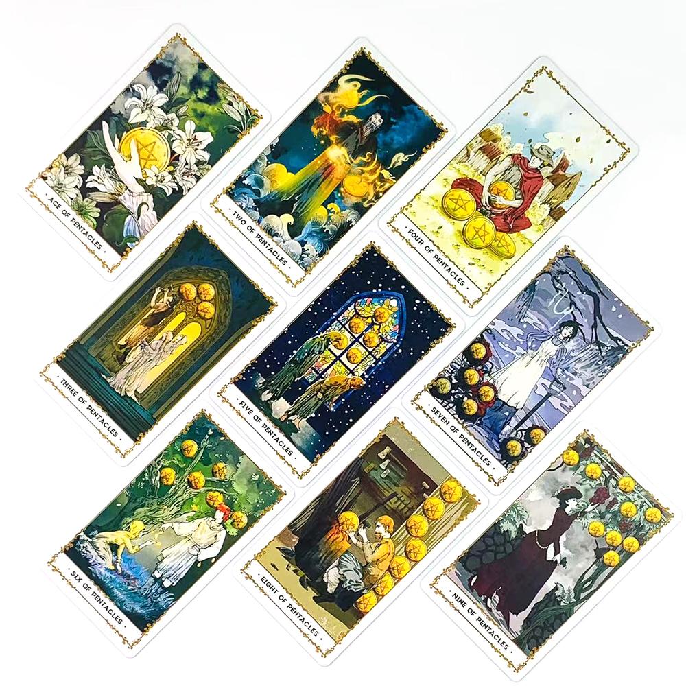 Hot-selling Tarot Cards English Version Mysterious Divination Card Game ,Holiday Party Cards Games For Family and Friends