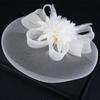 Women Mesh Yarn Headdress Bridal Headwear Hair Pins Hat Hairpin Fascinator Hairpin
