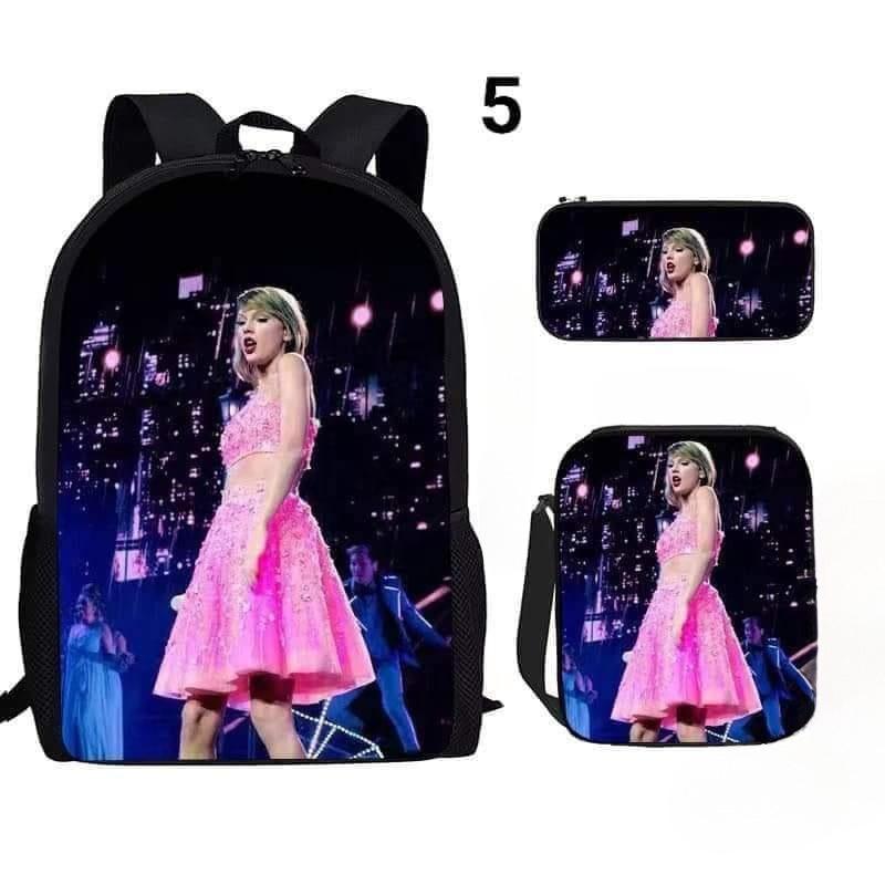 Taylorswift Taylor Swift Elementary School Bag Children'S Cartoon Backpack Anime Backpack Satchel